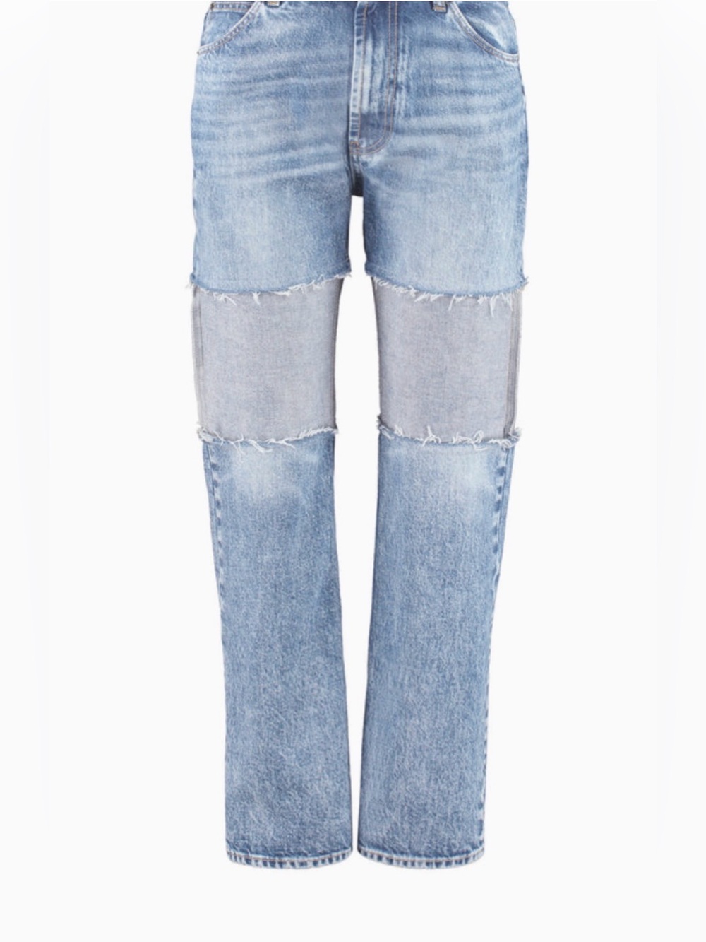 NWT MAISON MARGIELA Spliced Thigh Recycled Jeans SIZE 36